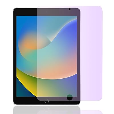 【 ブルーライトカット】iPad 10.2 (ipad 9世代 2021/8世代 2020/7世代 2019 )フィルム強化ガラス 目の疲れ軽減 保護フィルム ...