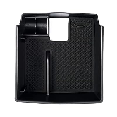 トヨタ 新型 カローラクロス用 内蔵型コンソールボックス COROLLA CROSS 車内収納ボックス コンソールトレイ 小物入れ 車種専用 内装 パーツ ラバーマット付き 滑り止め カスタムパーツ インテリアパーツ 収納アクセサリー 装着簡単 (ブ