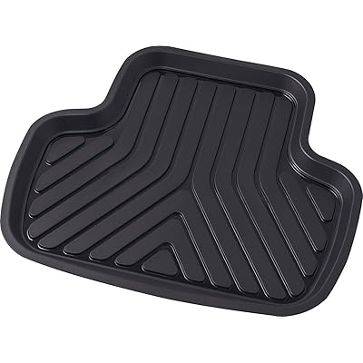 カーマット 3D 軽自動車 リヤ 1枚 立体構造で汚れキャッチ ズレ防...(2)