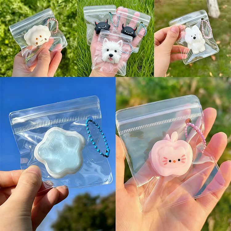 20点セット スクイーズ 福袋 水感スクイーズ 低反発 ぷにぷにもちもち ミニサイズ ...