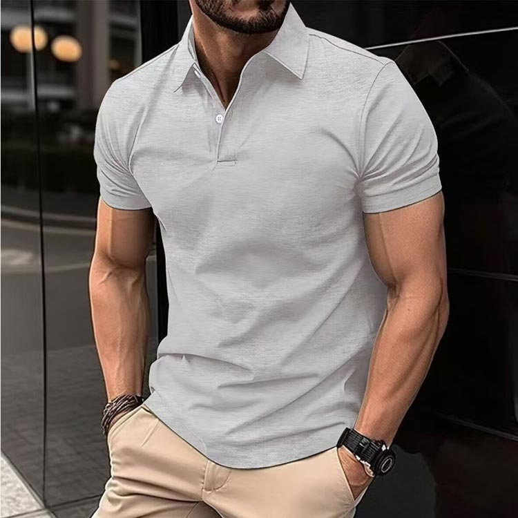 ボタンダウン 春夏 半袖 紳士 薄手 メンズ スリム 速乾 ポロシャツ 吸水 ゴルフ カジュアルシャツ 吸水 ひんやり スポーツ ストレッチ 半袖ポロ 半袖 タイト 細身 シャツ かっこいい お兄系 無地 シンプル トレニンーグ ジム スポーツ 送料無料