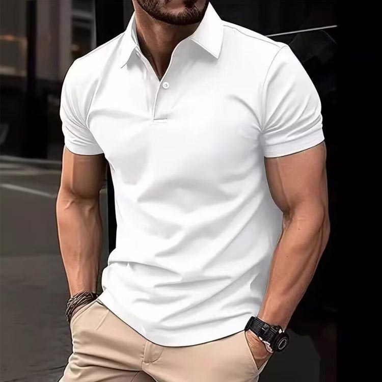 ボタンダウン 春夏 半袖 紳士 薄手 メンズ スリム 速乾 ポロシャツ 吸水 ゴルフ カジュアルシャツ 吸水 ひんやり スポーツ ストレッチ 半袖ポロ 半袖 タイト 細身 シャツ かっこいい お兄系 無地 シンプル トレニンーグ ジム スポーツ 送料無料