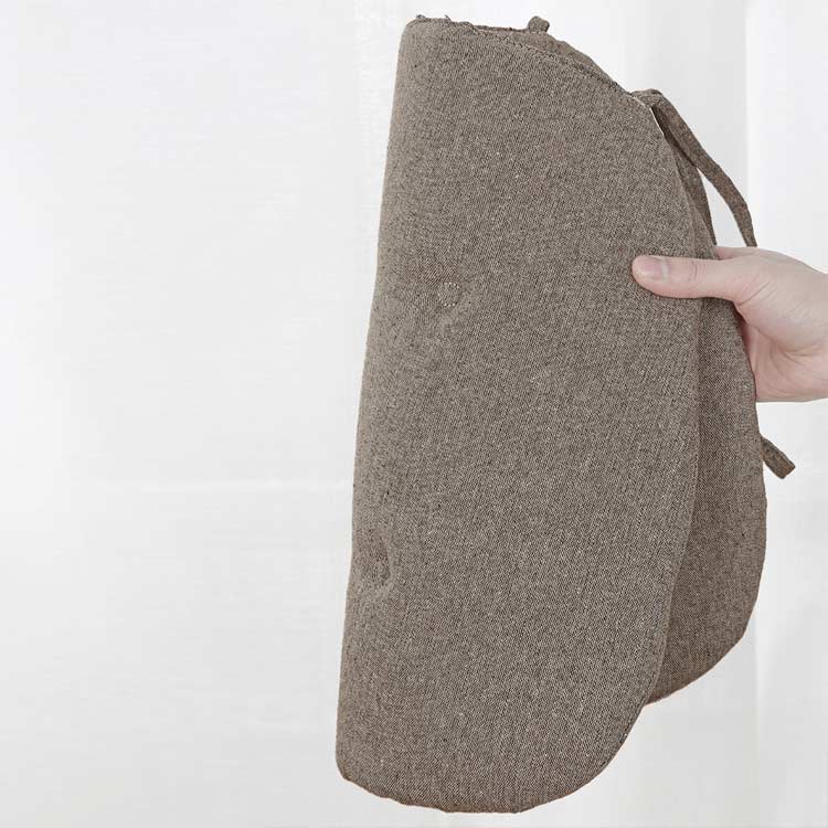 馬蹄形椅子座布団 3点セット 座布団 クッション ダイニングチェアー座布団 椅子クッション 洗えるカバー ひも付き滑り止め加工 ダイニングチェアクッション 食卓椅子クッション テーブル 椅子 クッション コーヒー 送料無料 [3]