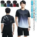 ジャージ 上下 メンズ 半袖 上下セット 吸汗速乾 接触冷感 セットアップ レディース スポーツウェア ストレッチ ランニングウェア ジム ヨガウェア トレーニ...