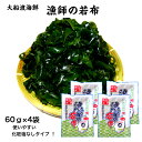 【送料無料】【冷蔵便】漁師の若布60g×4袋 漁師の若布 わかめ 岩手県産塩蔵わかめ 岩手県産 大船渡産 塩蔵わかめ 加塩なし 化粧塩なし 産直上野水産 歯ごたえ なめらか 食塩含有率30%
