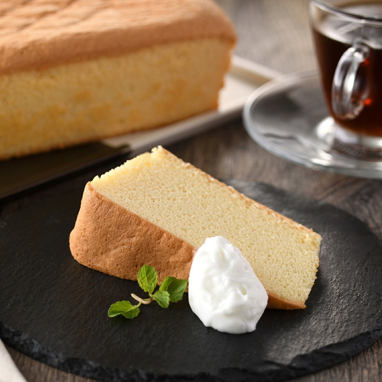 【冷凍】7532 シフォンケーキ (ミルクバニラ味) 220g JFDA【3980円以上送料無料】