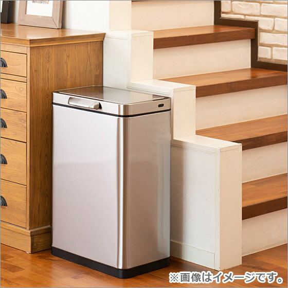 EKO ゴミ箱 30L イータッチ エレクトリック タッチ ビン シルバー ダストボックス イーケーオー ふた付き 北海道・沖縄配送不可 [2]