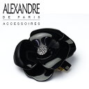 アレクサンドル ドゥ パリ カメリア バレッタ ブラック (L) AA8-804-05 ALEXANDRE DE PARIS CAMELLIA BARRETTE...