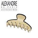 【ポイント5倍 7/1】アレクサンドルドゥパリ ヘアクリップ(Mサイズ)ACCM-14278-03S ALEXANDRE DE PARIS PINCE TMELESS LISERAI ブランド髪飾り ギフト可