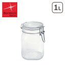 Bormioli Rocco（ボルミオリロッコ） ガラス製 フィド ジャー 1L （保存容器 保存瓶 密閉容器）