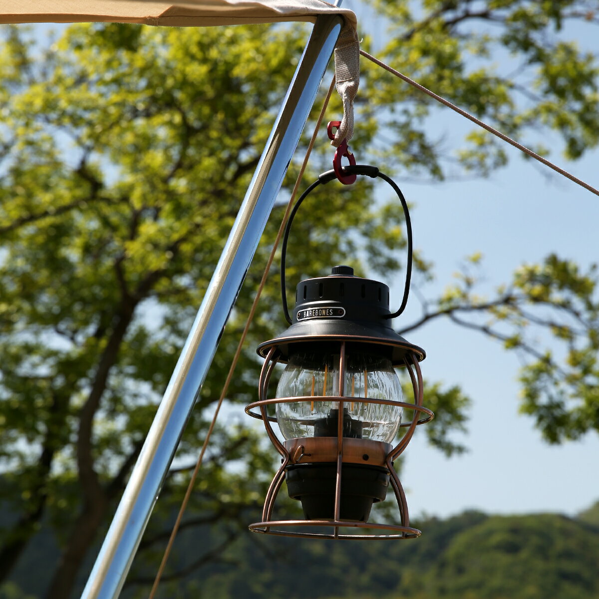 【Max1、000円OFFクーポン】ベアボーンズ リビング レイルロード ランタン Railroad Lantern Barebones Living LED Antique Bronze LIV-280通販格安セール情報 楽天 通販