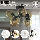 【4時間クーポン】ブリッド BRID タイニー グラス シーリングライト 6灯 TINY GLASS CEILING LIGHT 6(電球あり) 3367 GENERAL ランプシェード シーリングランプ LED 照明 インテリア 北海道・沖縄配送不可 【直送】
