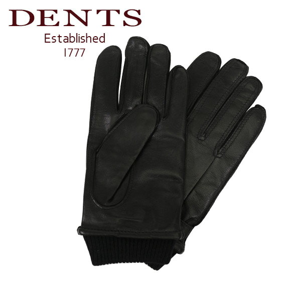 デンツ　手袋（メンズ） dents デンツ 手袋 メンズ レザー グローブ 革 防寒 5-9018 BLACK ギフト・のし可