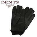 dents デンツ 手袋 メンズ レザー グローブ 革 防寒 5-9018 BLACK ギフト・のし可