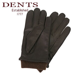 【ポイント3倍 10/10】dents デンツ 手袋 メンズ レザー グローブ 革 防寒 5-9018 BROWN ギフト・のし可