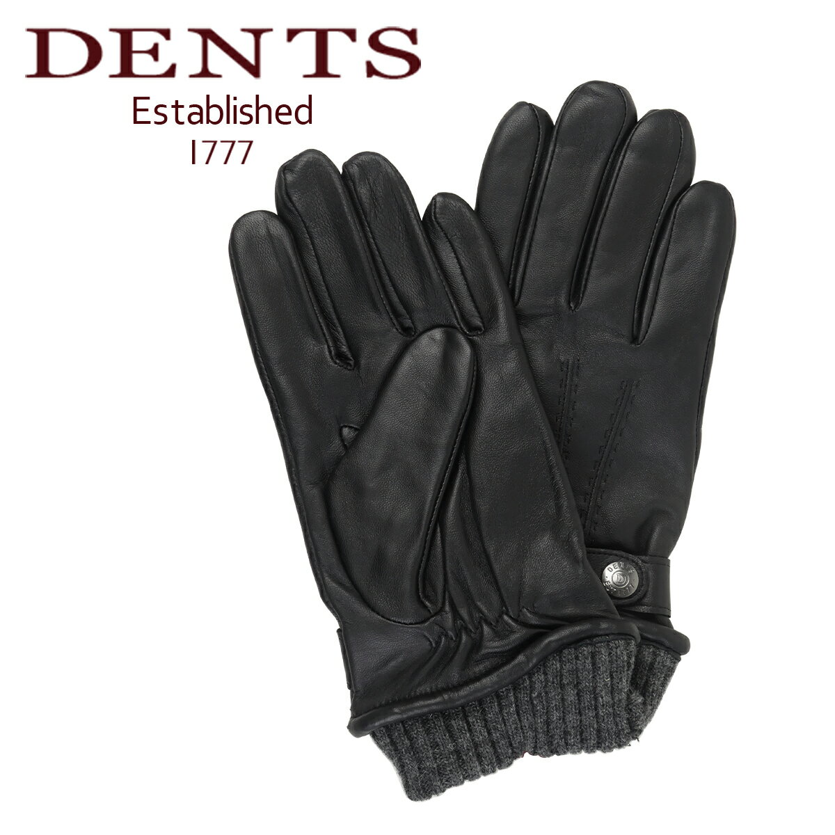 デンツ　手袋（メンズ） dents デンツ レザー 手袋 メンズ グローブ 革 防寒 5-9204 BLACK タッチパネル対応！ ギフト・のし可