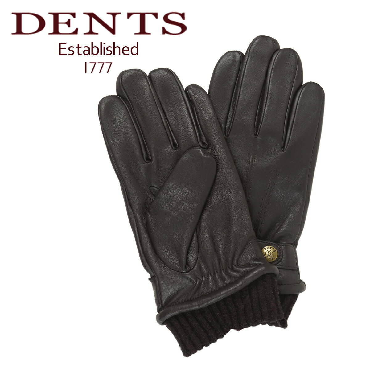 デンツ　手袋（メンズ） dents デンツ レザー 手袋 メンズ グローブ 革 防寒 5-9204 BROWN タッチパネル対応！ ギフト・のし可