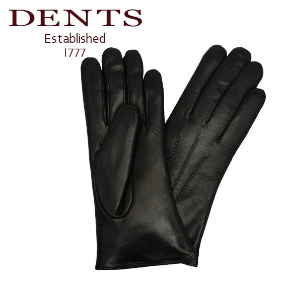 DENTS デンツ ブラックレザー /ラビットファー手袋 8サイズ DENTS デンツ ブラックレザー /ラビットファー手袋 8サイズ DENTS