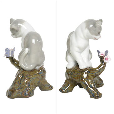【MAX1,000円OFFクーポン】リヤドロ 動物 LLADRO 桜の咲くころ-仔猫 8382 ギフト・のし可 北海道・沖縄は別途540円加算