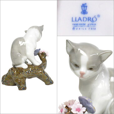 【MAX1,000円OFFクーポン】リヤドロ 動物 LLADRO 桜の咲くころ-仔猫 8382 ギフト・のし可 北海道・沖縄は別途540円加算