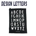 【ポイント5倍 4/25】クラシック ティータオル デザインレターズ DESIGN LETTERS 2枚セット 40x60cm モノトーン 北欧