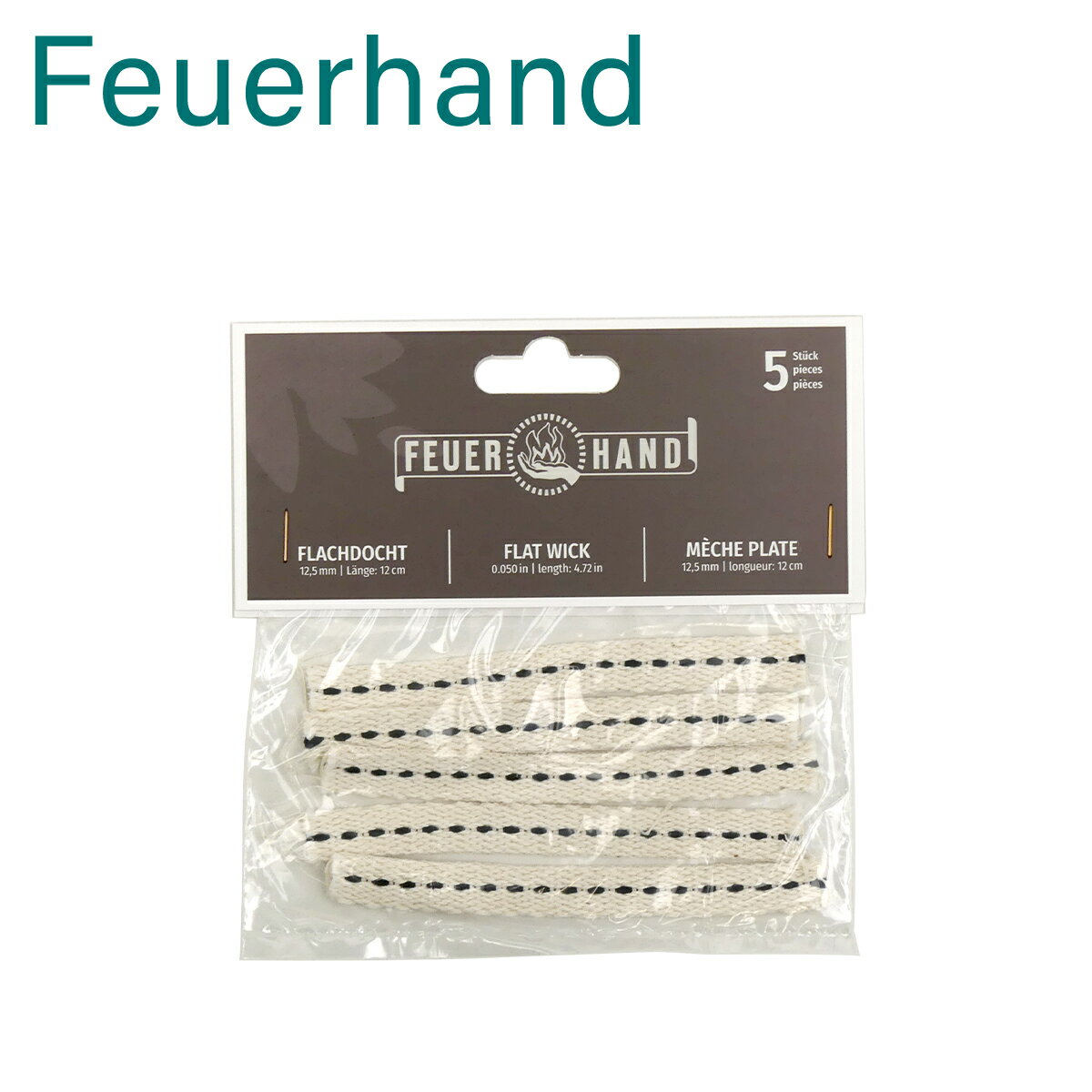 【ポイント3倍 9/23】Feuerhand フュアハンド ランタン ベイビースペシャル276 専用 替え芯 Flat Wick 12cmのサムネイル