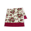 FEILER フェイラー ハンドタオル 37cm×80cm ミリアム ホワイト - チェリー Guest Towel Miriam White Cherry【楽ギフ_包装】【楽ギフ_のし宛書】