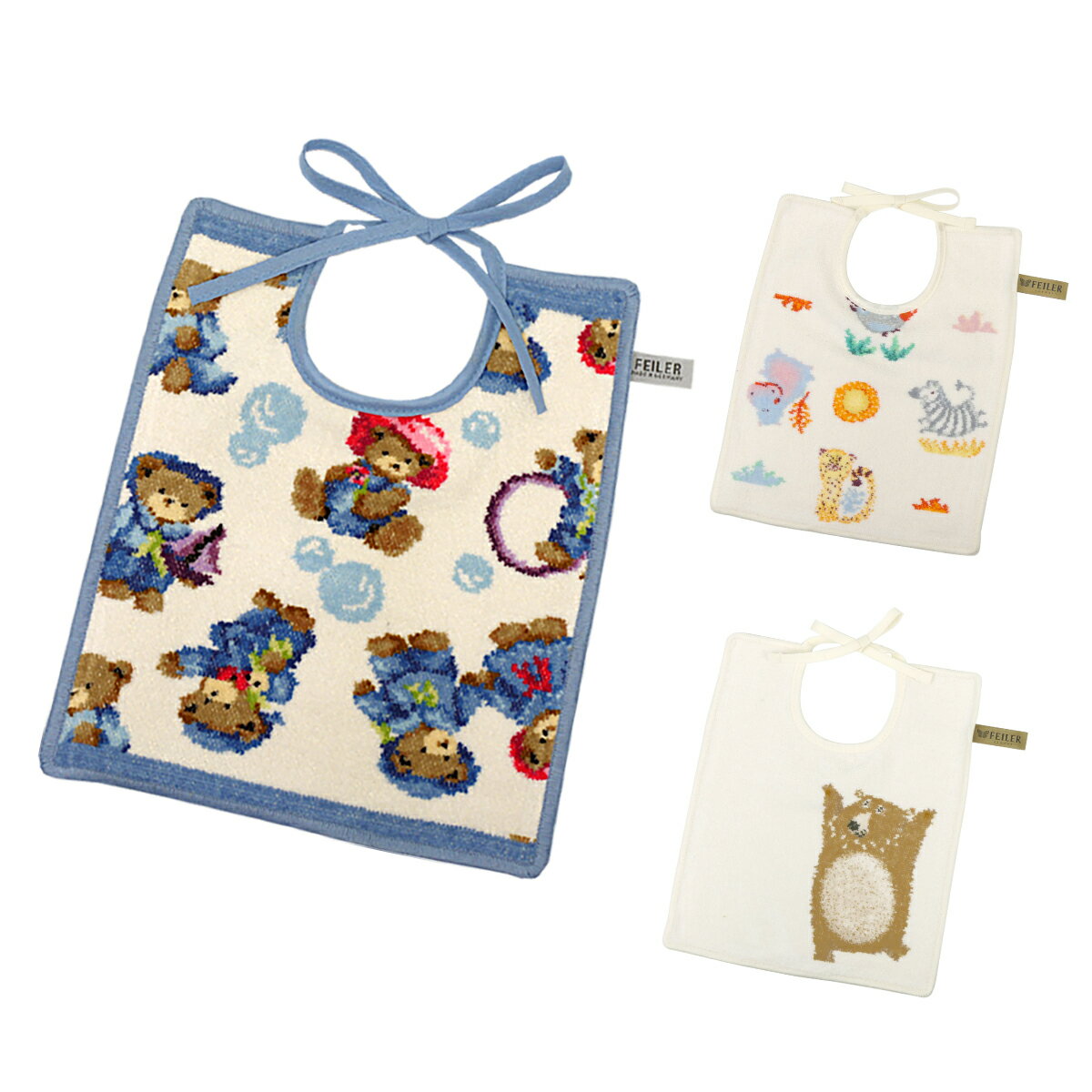 2点までメール便可 フェイラー スタイ よだれかけ ベビー ビブ リトルスキッパーズ BABY BIB LITTLE SKIPPERS FEILER [M便 1/2]のサムネイル