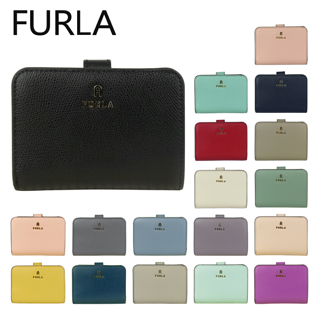フルラ Furla 二つ折り財布 小銭入れ付 カメリア S コンパクトウォレット WP00315 ARE CAMELIA S COMPACT WALLET ギフト のし可
