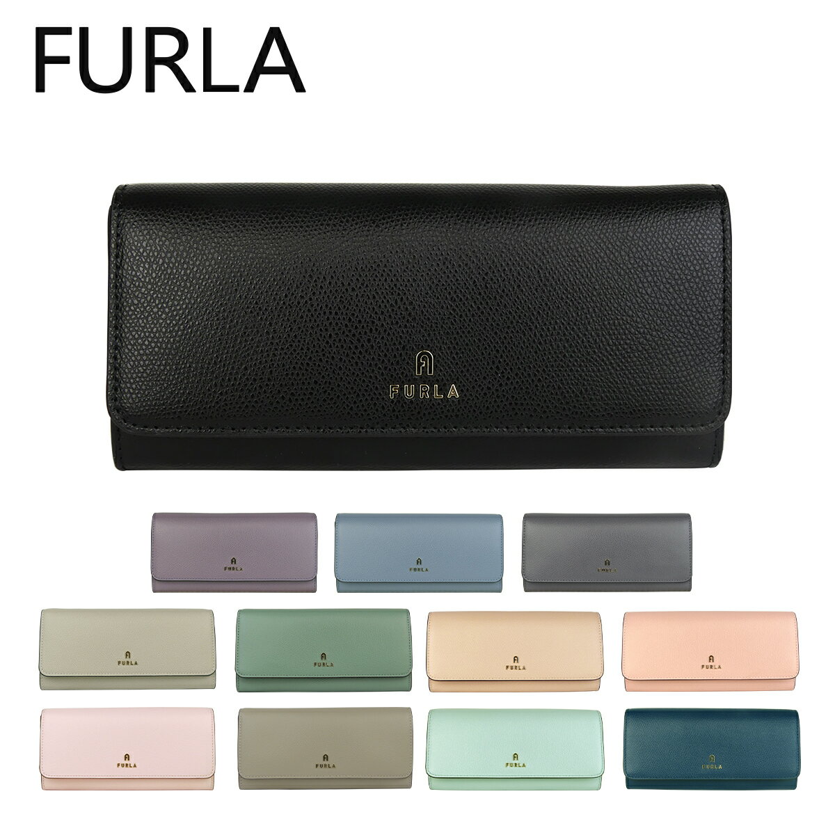 フルラ 長財布 レディース 【クーポン4種あり】フルラ Furla 長財布 小銭入れ付 カメリア コンチネンタルウォレット スリム WP00324 ARE CAMELIA CONTINENTAL WALLET SLIM ギフト・のし可