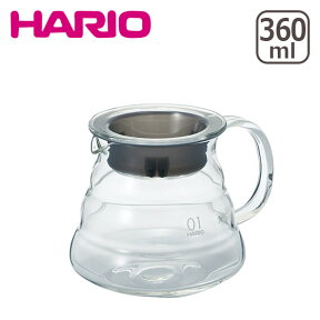 【クーポン4種あり】HARIO（ハリオ）V60 レンジサーバー360 クリア（3杯用） XGS-36TB 北海道・沖縄は別途990円加算