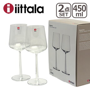 【ポイント5倍 4/25】iittala イッタラ Essence（エッセンス）レッドワイン 450ml クリア 2個セット ギフト・のし可