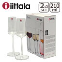 イッタラ グラスセット（5000円程度） 【ポイント5倍 5/1】iittala イッタラ Essence（エッセンス）シャンパン 210ml クリア 2個セット ギフト・のし可