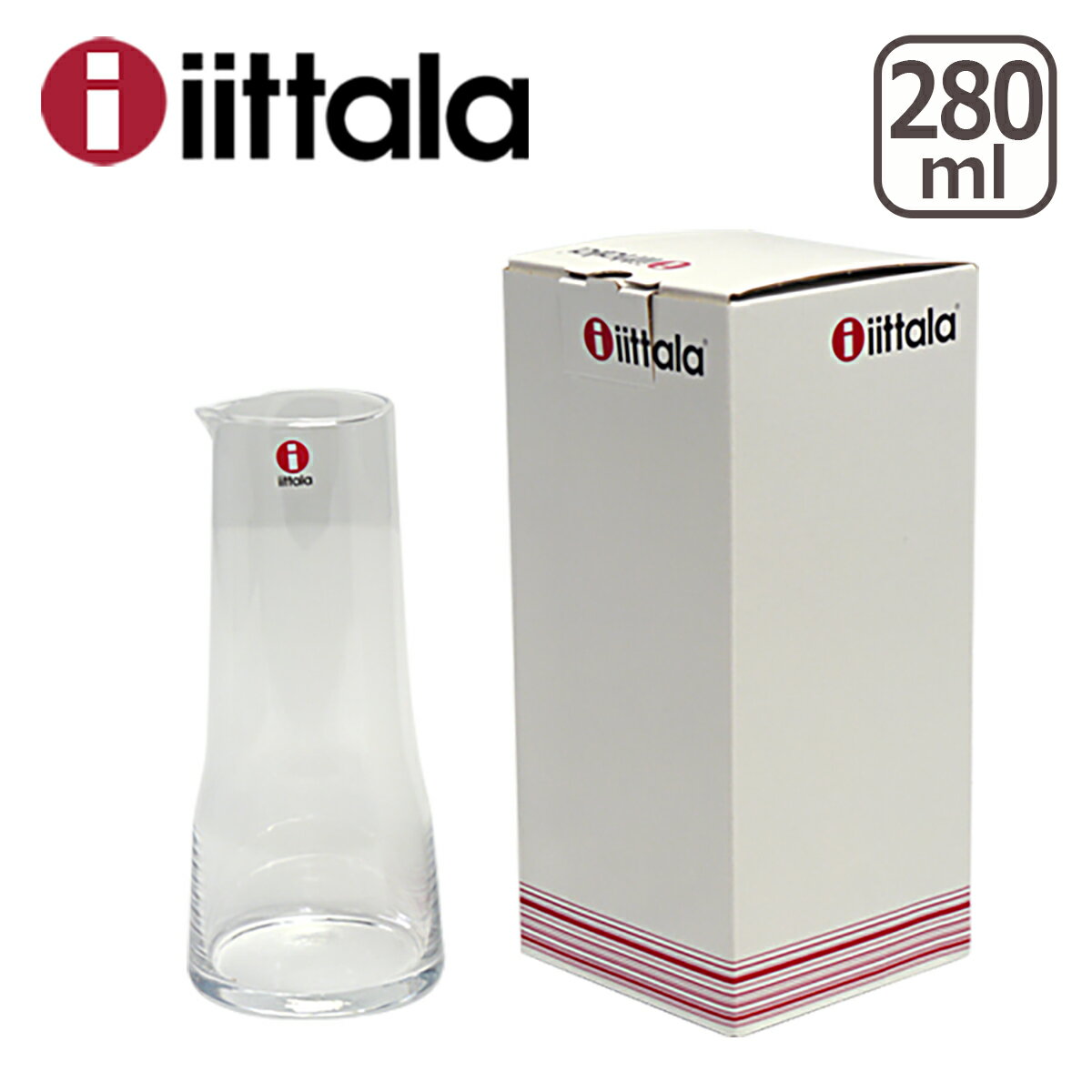 iittala イッタラ Essence（エッセンス）ミニキャラフェ 280ml クリア ギフト・のし可