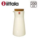 iittala イッタラ TEEMA（ティーマ） ミルクピッチャー 200ml 蓋付き ホワイト ギフト・のし可