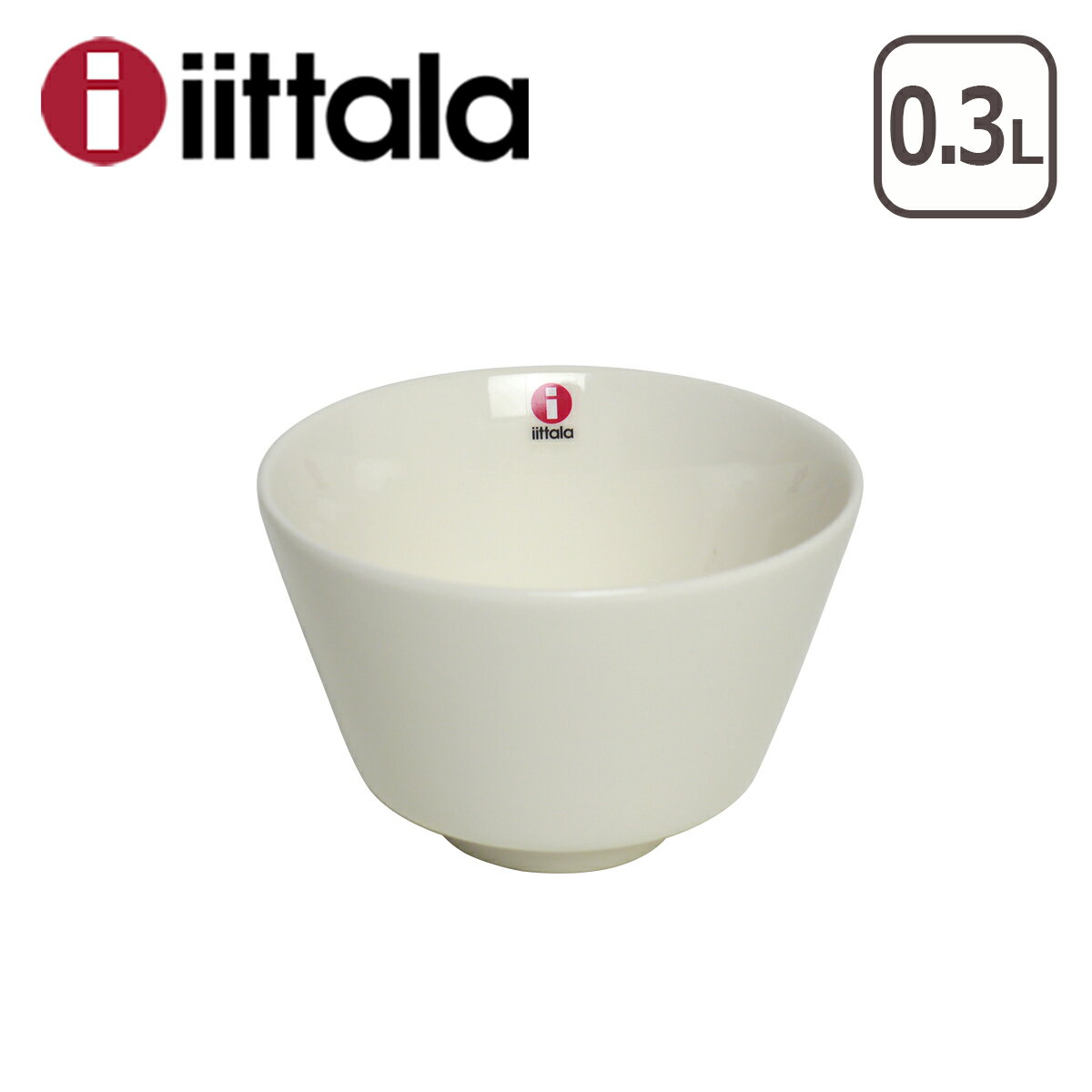 イッタラ 食器 イッタラ ティーマ ティーミ ライスボウル 0.3L ホワイト お茶碗 iittala TEEMA TIIMI