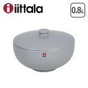 【クーポン4種あり】イッタラ ティーマ ティーミ スープ ボウル 0.8L 蓋付き パールグレー iittala TEEMA TIIMI