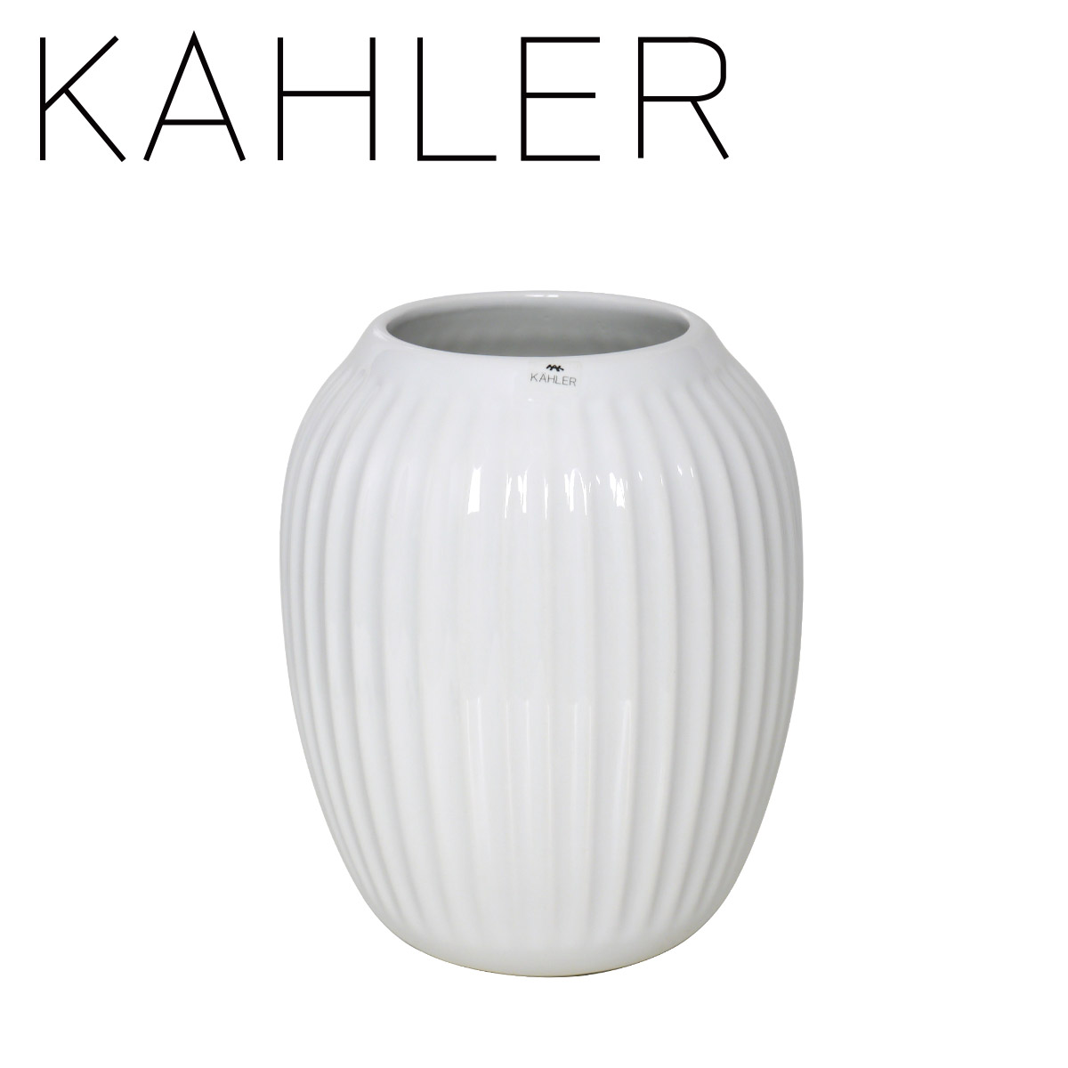 【4時間クーポン】ケーラー ハンマースホイ 花瓶 フラワーベース（M）20cm KAHLER HAMMERSHOI Vase インテリア デンマーク 一輪挿し ギフト・のし可