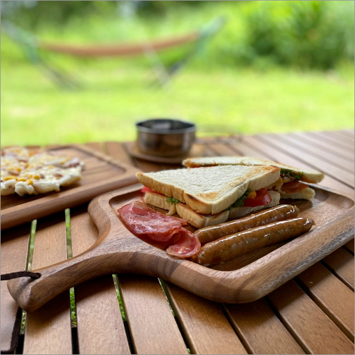 ケヴンハウン 木製 スクエアカッティングボード＆ランチトレイ 166 北欧 食器 プレート ランチプレート ウッドプレート トレー カフェ アカシア KEVNHAUN ギフト・のし可 daily-3-10322215 daily-3 サンプル画像3