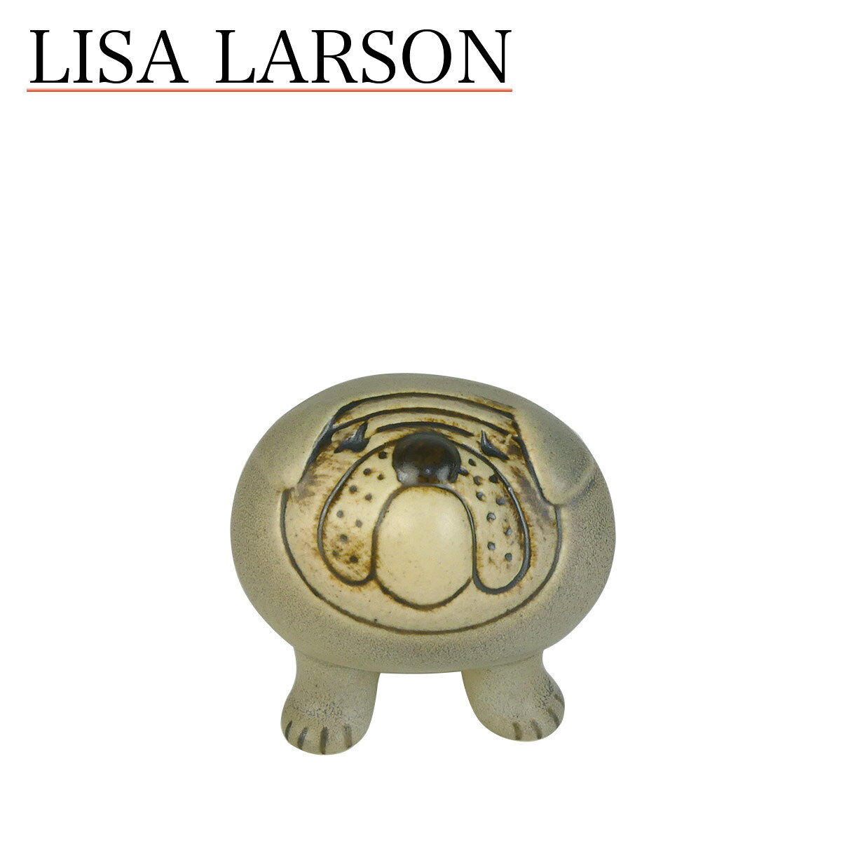 【ポイント3倍 12/25】リサラーソン 置物 ミニケンネル ブルドッグ（小）陶器 犬 動物 LisaLarson（Lisa Larson）Mini Kennel Bulldog 1310502 北欧雑貨・オブジェ