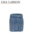 リサラーソン 花瓶 スカート ブルー ワードローブ 1560100 リサ・ラーソン LisaLarson（Lisa Larson）Clothes /Wardrobe Skirt 花器・フラワーベース・陶器置物・北欧・オブジェ