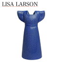 リサラーソン 花瓶 ワードローブ ドレス ネイビー ブルー 1560402 Lisa Larson Clothes Wardrobe Dress 花器・フラワーベース・陶器置物・北欧・オブジェ