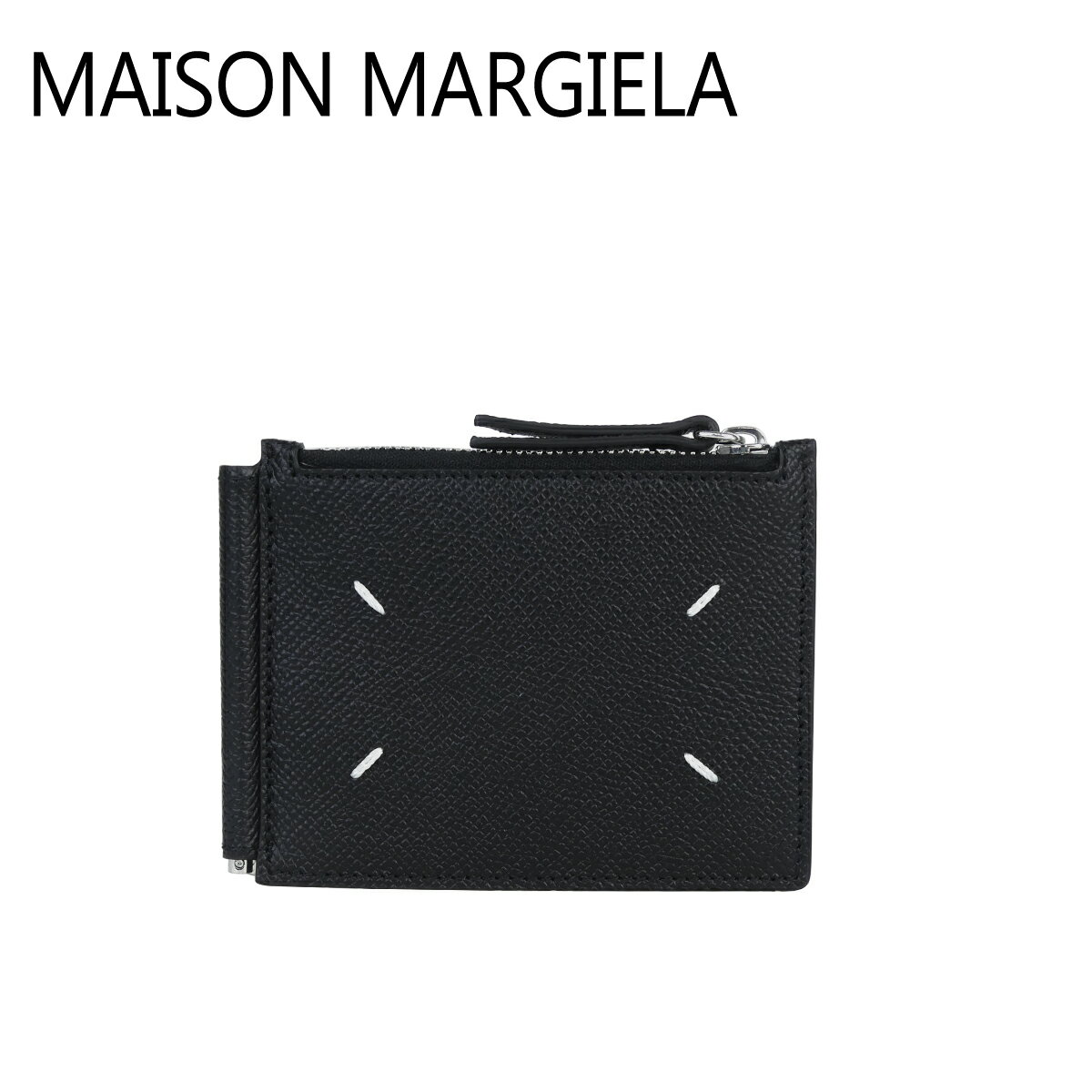 メゾン マルジェラ 財布 メンズ メゾンマルジェラ Maison Margiela 二つ折り財布 マネークリップ付き 小銭入れ付き SA1UI0018 P4745 T8013 BLACK ギフト・のし可