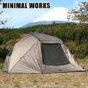 【訳あり】MINIMAL WORKS ミニマルワークス GLAMOR SHELTER D PLUS SET シェルター＋専用ドアーセット グラマーシェルターD PLUS MGSH-GS402-GO0 テント 軽量 キャンプ アウトドア