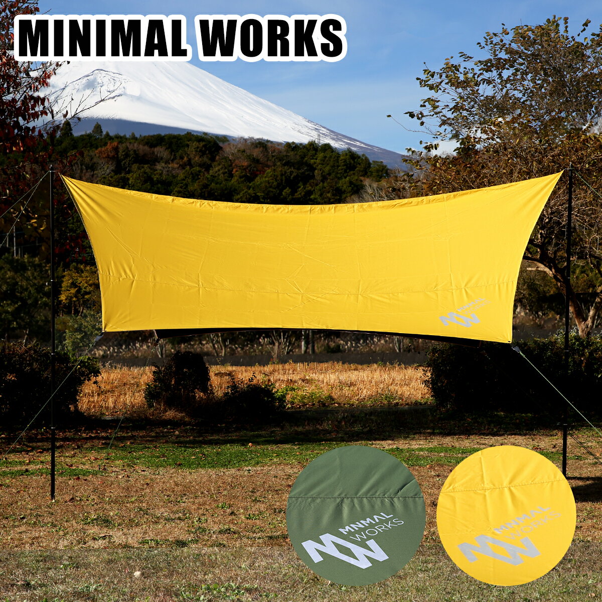 yN[|4킠zMINIMAL WORKS ~j}[NX BLUEHOLE HEXA TARP u[z[ wLT^[v MGTA-BH000-GO2 ^[v Zp` eg Lv AEghA