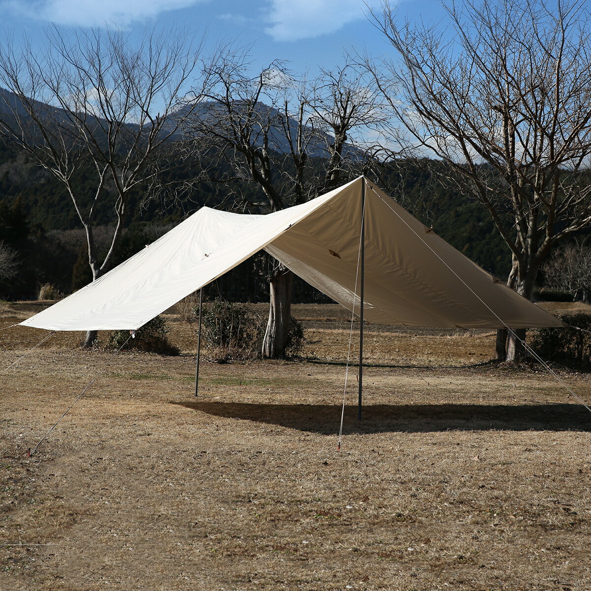 ノルディスク タープ カーリ 30【2022年モデル】Nordisk Kari カリ Basic Cotton Tarp Incl. Pegs/Poles/Guy Ropes 142036 キャンプ