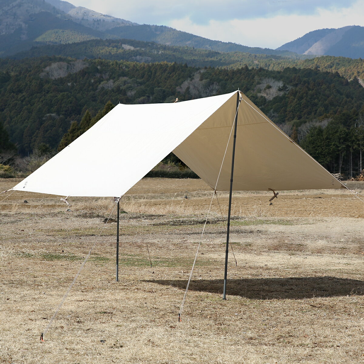 ノルディスク カーリ12 タープ 【2022年モデル】Nordisk Kari12 カリ Basic Cotton Tarp Incl. Pegs/Poles/Guy Ropes 142038