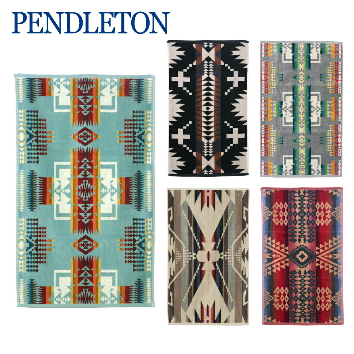 ペンドルトン アイコニックジャガードハンドタオル PENDLETON XB219 タオル 46x76cm フェイスタオル Iconic Jacquard Hand Towels