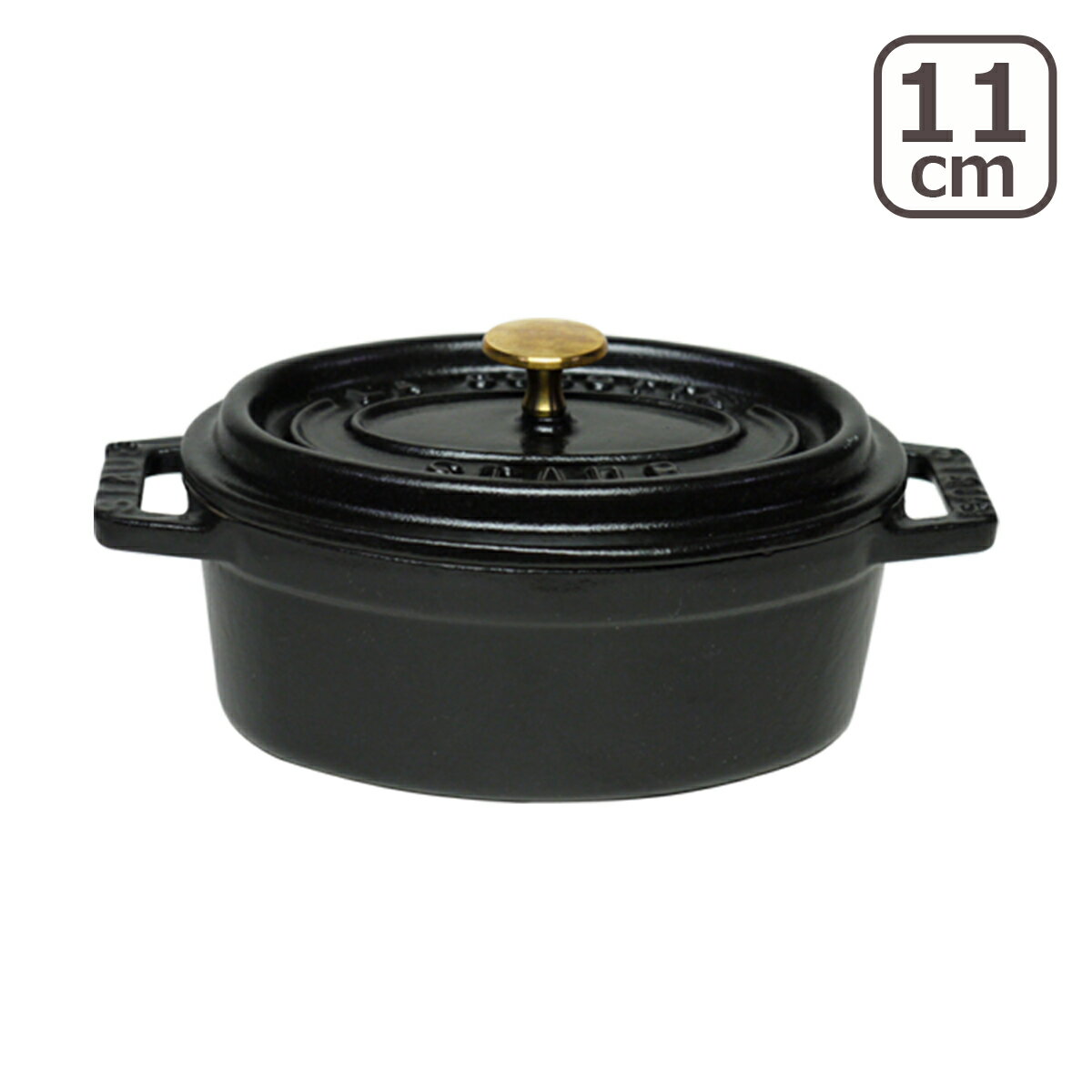 ȥ  STAUB ԥ å Х 11cm ֥å ۡ IHб COCOTTE OVAL stb1101 1...
