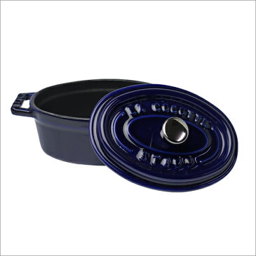 ストウブ STAUB ピコ ココット オーバル 11cm グランブルー（ダークブルー/マジョリカブルー） ホーロー 鍋 ミニ COCOTTE OVAL 楕円 ギフト・のし可